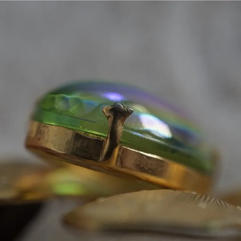 Vintage iridescent aurora